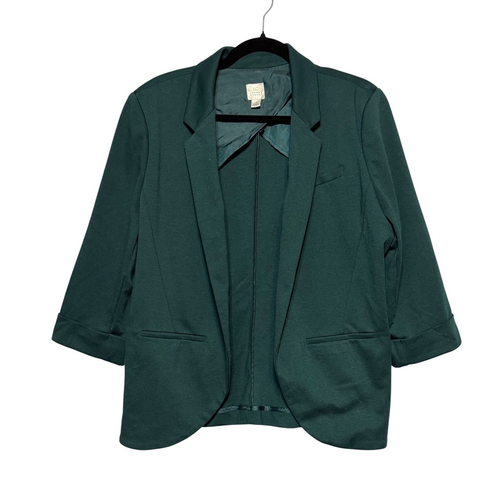 LC Lauren Conrad Old Money Tailored Blazer Womens Size 16 Power Power Minimalism